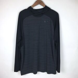 Nike Men’s Dri-Fit Hoodie Large Dark Gray and Black‎